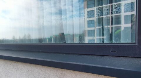 Parapet przed uszczelnieniem